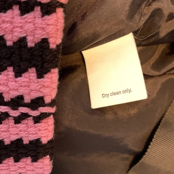 J CREW womens wool pencil skirt pink and brown knit stripes size 6 - Picture 4 of 7